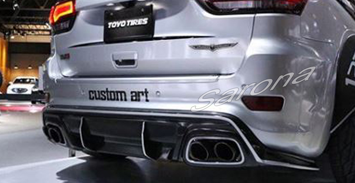 Custom Jeep Grand Cherokee  SUV/SAV/Crossover Rear Lip/Diffuser (2011 - 2020) - $790.00 (Part #JP-009-RA)